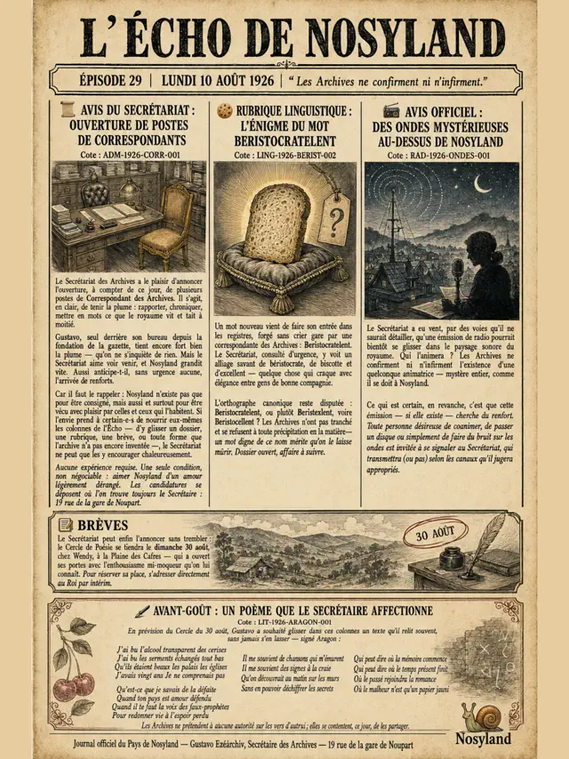 Affiche du numéro